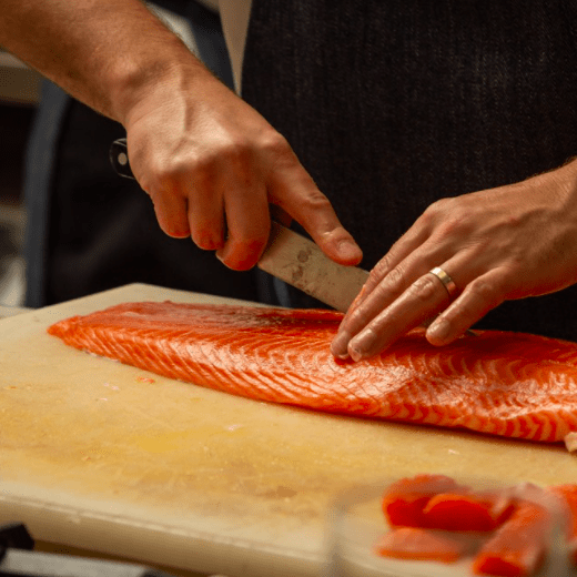 Fresh Salmon Cured Smoked